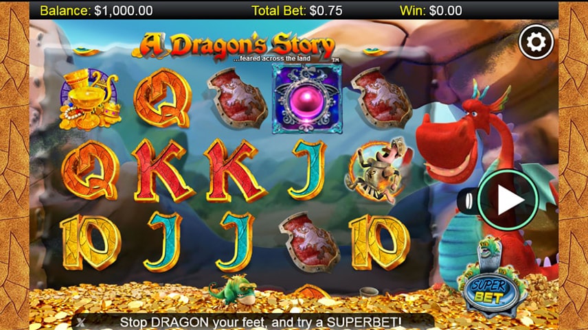 A Dragons Story игровой автомат. 