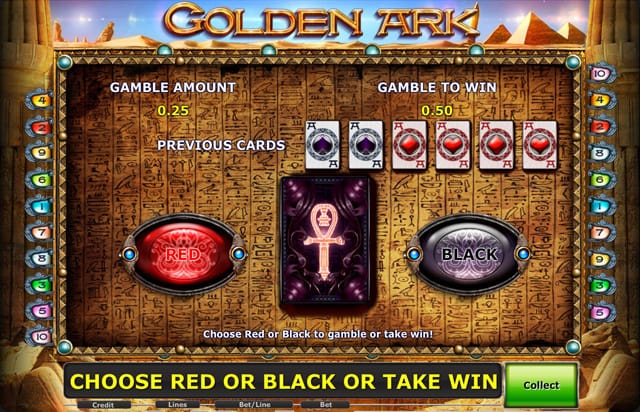 Бонусная игра в Golden Ark игровом автомате. 