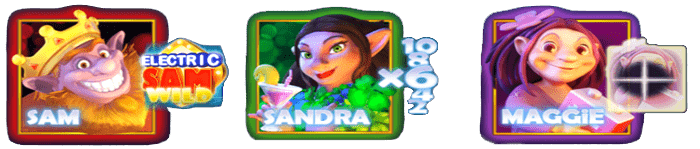 Бонусы в онлайн игровом автомате Electric Sam. 